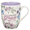 Mug - Purple Floral Amazing Grace